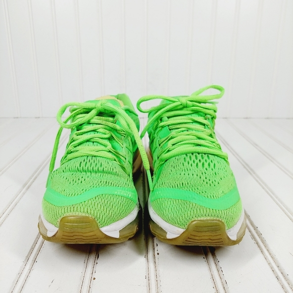 Nike Air Max 2015 Gs Voltage Green Lace Up Running Shoes H548 - Picture 6 of 10